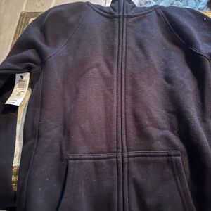 Black Hoodie with Front Pockets